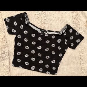 Forever 21 Floral Crop Top